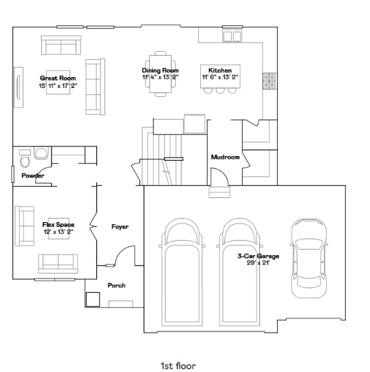7559 Upper 42nd St N, Oakdale, MN 55128 - view of room layout