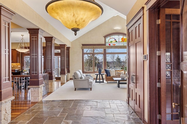 12159 Quail Avenue Ln N, Stillwater, MN 55082 - common area featuring lofted ceiling