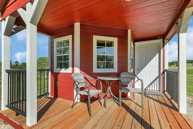 19663 County Road 9 NE, New London Twp, MN 56273 - view of deck