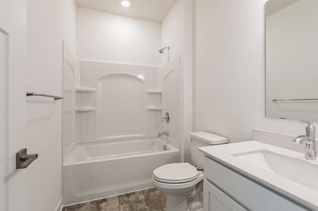 11452 Queens Ct N, Lake Elmo, MN 55042 - full bath featuring  shower combination, toilet, and vanity