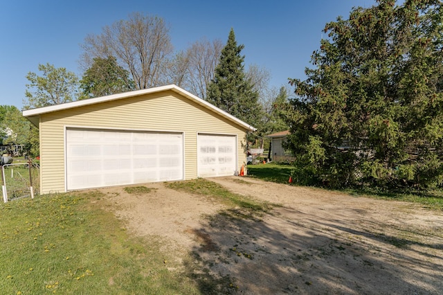 339 Cherry St E, Mazeppa, MN 55956 - view of detached garage