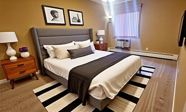 3155 Coachman Rd Unit 350, Eagan, MN 55121 - carpeted bedroom featuring a baseboard radiator and baseboards