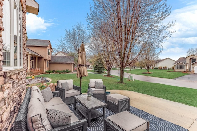 4828 Mason Ave NE, Saint Michael, MN 55376 - view of patio / terrace featuring outdoor lounge area