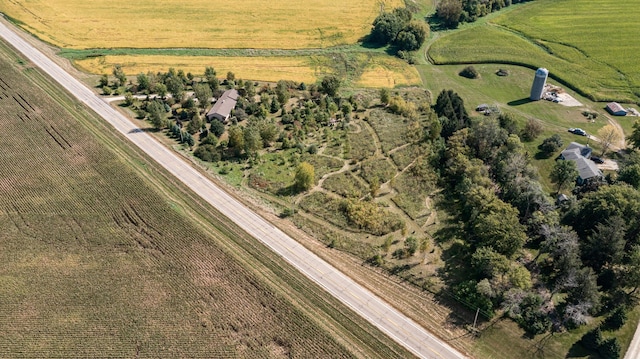 42340 County 50th Blvd, Minneola Twp, MN 55983 - aerial overview of property's location featuring rural landscape and extensive farmland
