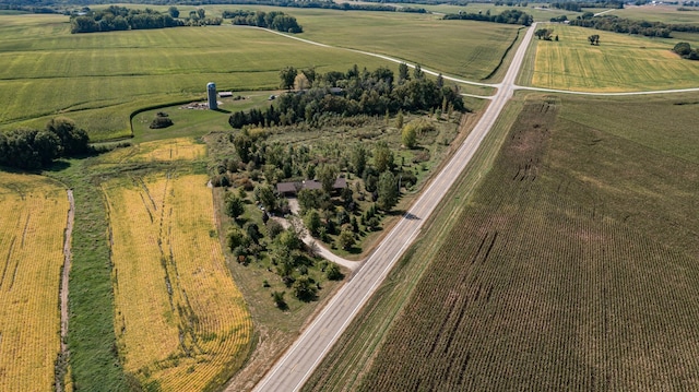 42340 County 50th Blvd, Minneola Twp, MN 55983 - aerial overview of property's location with rural landscape and farmland