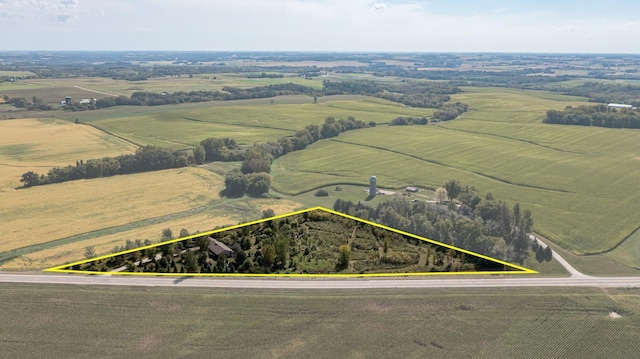 42340 County 50th Blvd, Minneola Twp, MN 55983 - view of rural area featuring property boundaries highlighted