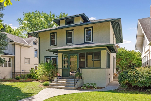 1310 Fairmount Ave, Saint Paul, MN 55105 - traditional style home with stucco siding and a front lawn