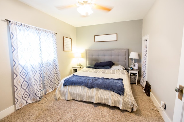 2758 220th St, Madison, MN 56256 - carpeted bedroom featuring a ceiling fan and baseboards