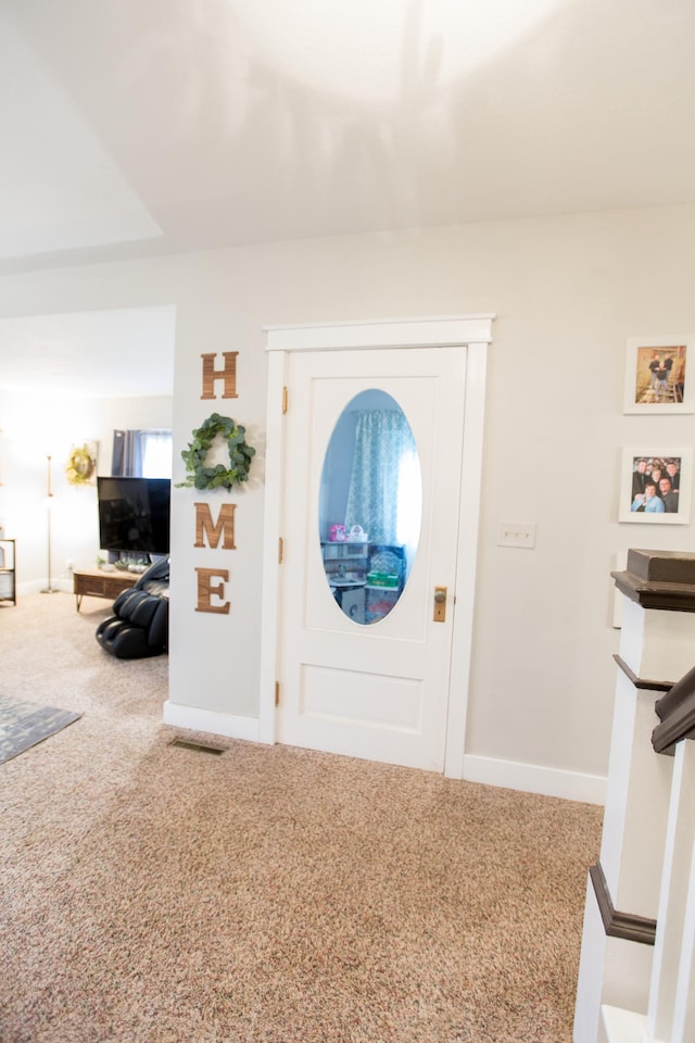 2758 220th St, Madison, MN 56256 - carpeted entrance foyer with baseboards