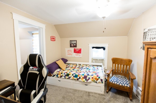 2758 220th St, Madison, MN 56256 - bedroom featuring lofted ceiling and carpet