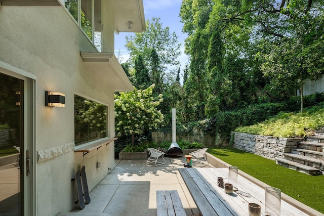 1824 Oliver Ave S, Minneapolis, MN 55405 - view of patio with a wooden deck
