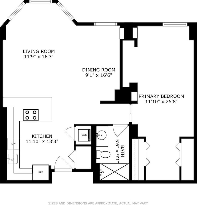 1425 28th St Unit 519, Minneapolis, MN 55408 - home floor plan