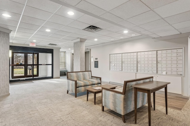 1425 28th St Unit 519, Minneapolis, MN 55408 - building lobby featuring recessed lighting and a paneled ceiling