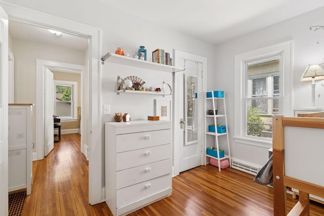 4034 Nokomis Ave, Minneapolis, MN 55406 - bedroom with light wood-type flooring, multiple windows, and baseboards