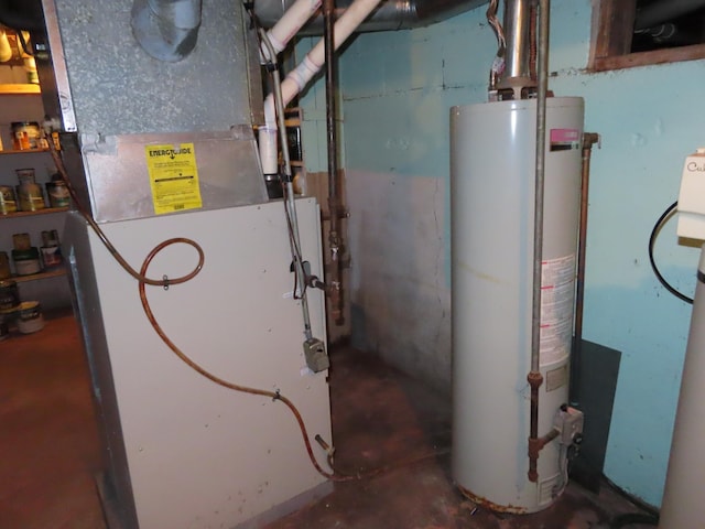 114 2nd St S, Truman, MN 56088 - utilities with gas water heater and heating unit