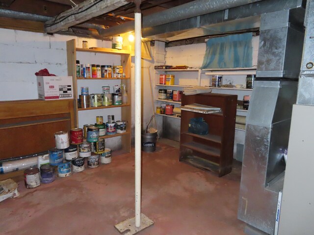114 2nd St S, Truman, MN 56088 - unfinished below grade area with heating unit