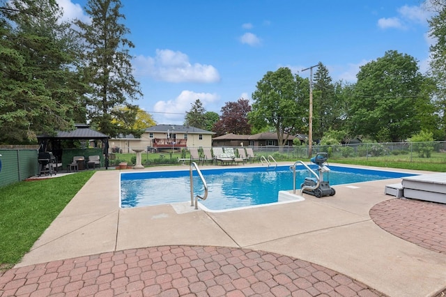 2197 Beam Ave, Maplewood, MN 55109 - view of pool featuring a gazebo and a patio area