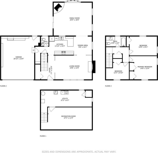 2197 Beam Ave, Maplewood, MN 55109 - floor plan / room layout