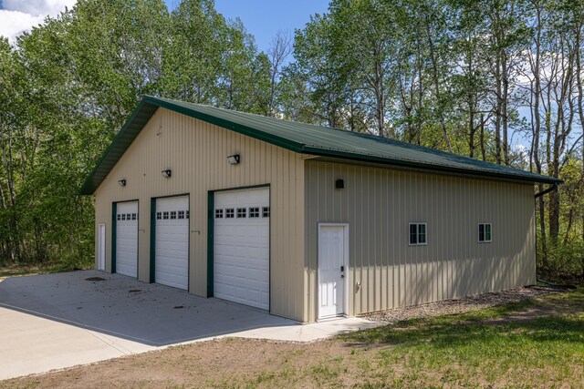 58885 County Road 136, Menahga, MN 56464 - view of detached garage