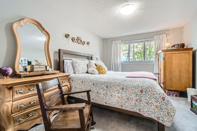 2727 43rd St Unit 102, Minneapolis, MN 55410 - carpeted bedroom with a textured ceiling
