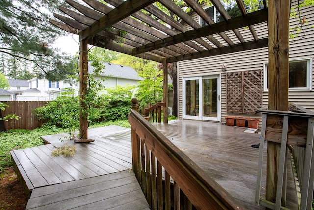 428 4th St, River Falls, WI 54022 - deck with a pergola
