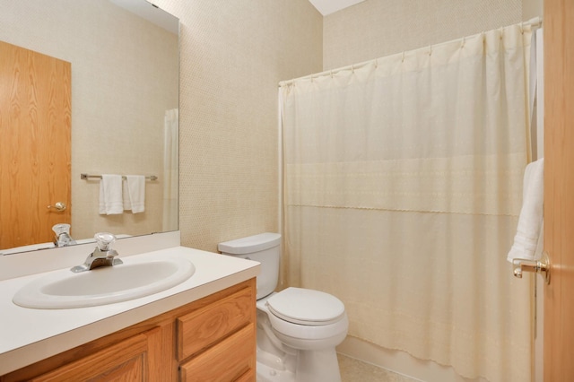842 Monet Ct, Mendota Heights, MN 55120 - bathroom featuring vanity, toilet, and tile patterned floors
