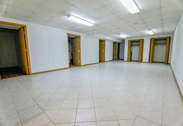 101 6th St NW, Perham, MN 56573 - empty room with a paneled ceiling and baseboards