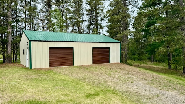 25673 Happy Hollow Rd, Park Rapids, MN 56470 - detached garage featuring driveway