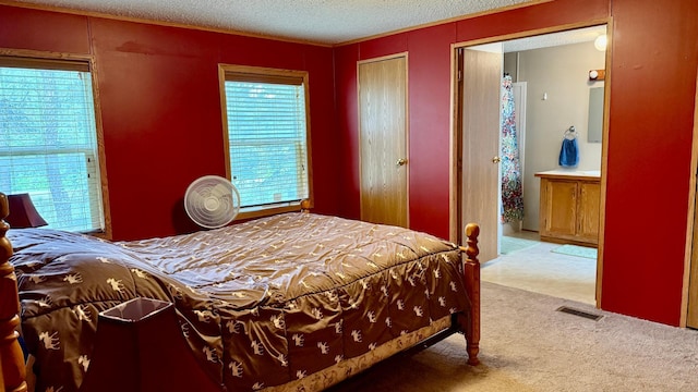 25673 Happy Hollow Rd, Park Rapids, MN 56470 - carpeted bedroom featuring a textured ceiling