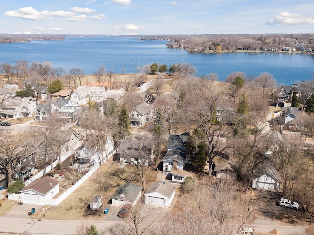 168 1st St, Excelsior, MN 55331 - aerial view of property and surrounding area with nearby suburban area and a nearby body of water