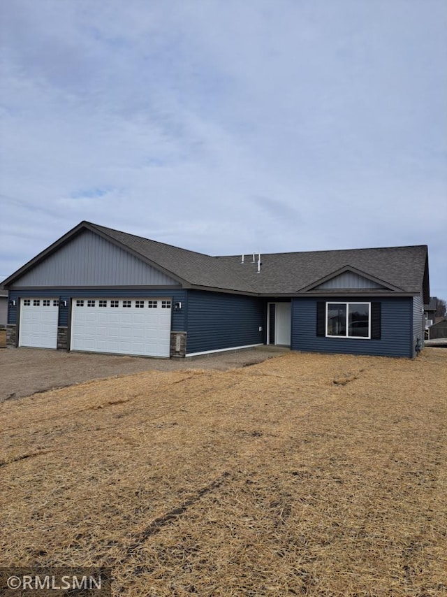 90 Balsam Ln, Madison Lake, MN 56063 - single story home featuring a shingled roof and a garage