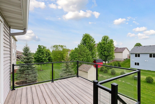 1429 10th Street Cir SE, New Prague, MN 56071 - deck featuring a yard