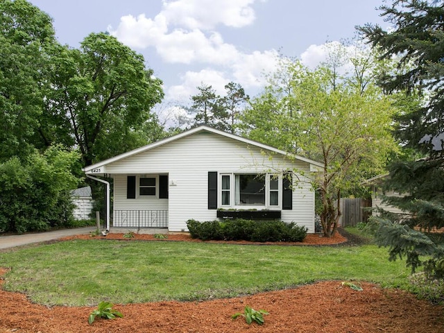 bungalow featuring a porch