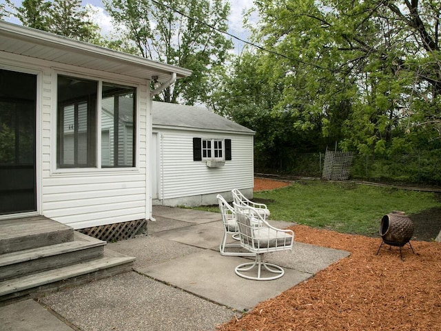 view of patio