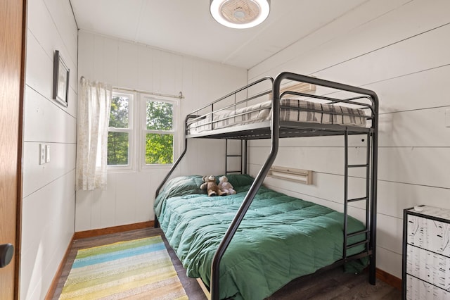 1605 White Ash Ln, Apple River Twp, WI 54810 - bedroom with baseboards and wood finished floors