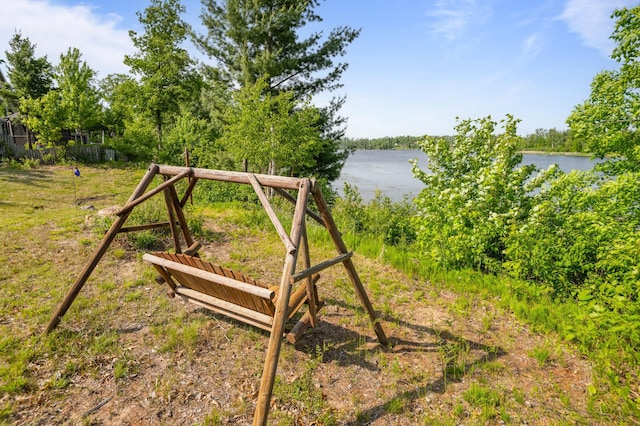 1605 White Ash Ln, Apple River Twp, WI 54810 - view of property's community with a water view