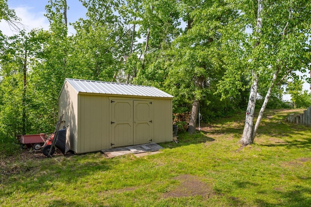 1605 White Ash Ln, Apple River Twp, WI 54810 - view of shed