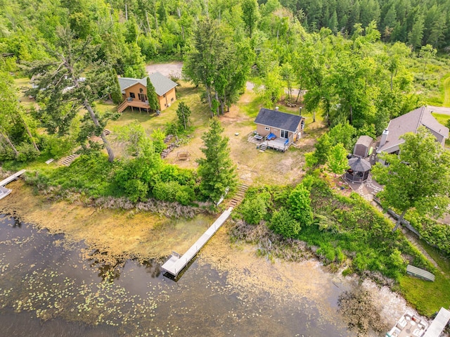 1605 White Ash Ln, Apple River Twp, WI 54810 - aerial view of property and surrounding area featuring a nearby body of water