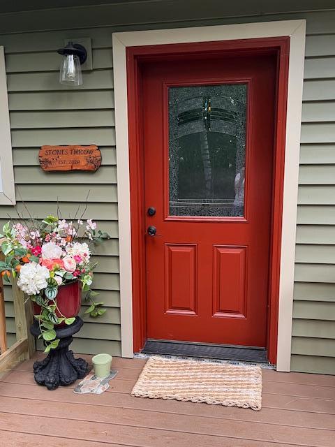 8586 Graves Lake Rd NE, Remer, MN 56672 - property entrance with a porch