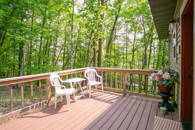 8586 Graves Lake Rd NE, Remer, MN 56672 - view of deck