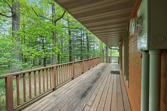 568 26th Ave, Cumberland, WI 54829 - view of wooden deck