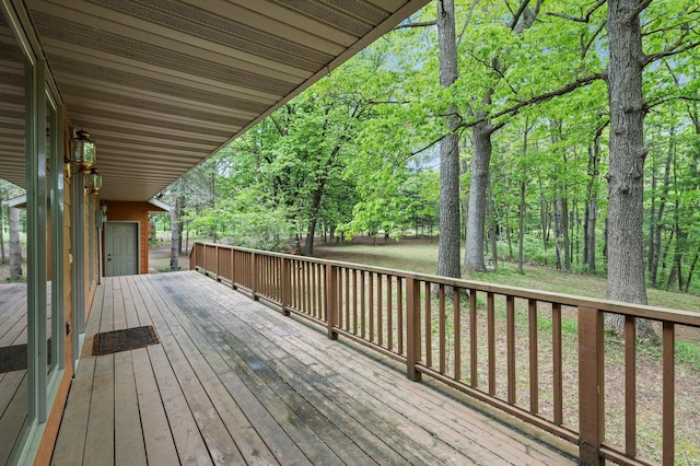 568 26th Ave, Cumberland, WI 54829 - view of deck