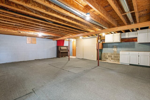 568 26th Ave, Cumberland, WI 54829 - view of unfinished basement