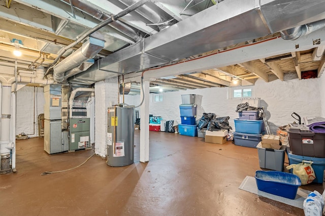 658 Plum St, Saint Paul, MN 55106 - basement with water heater and heating unit