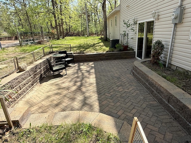 5502 Mallard Ln NE, Bemidji, MN 56601 - view of patio with central AC