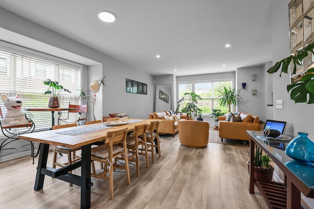 4014 River Valley Way, Eagan, MN 55122 - dining area with recessed lighting and light wood-style flooring