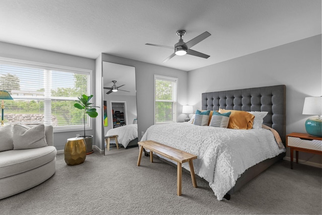 4014 River Valley Way, Eagan, MN 55122 - bedroom with carpet floors, ceiling fan, and baseboards