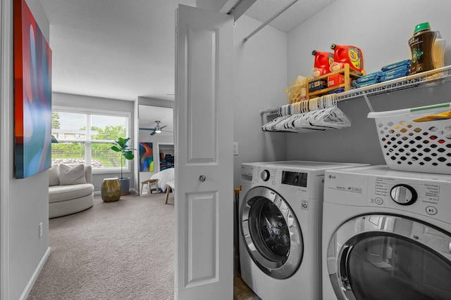 4014 River Valley Way, Eagan, MN 55122 - laundry room with independent washer and dryer and carpet flooring