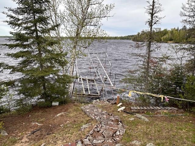 2377 Finn Bay Rd, Babbitt, MN 55706 - dock with a water view