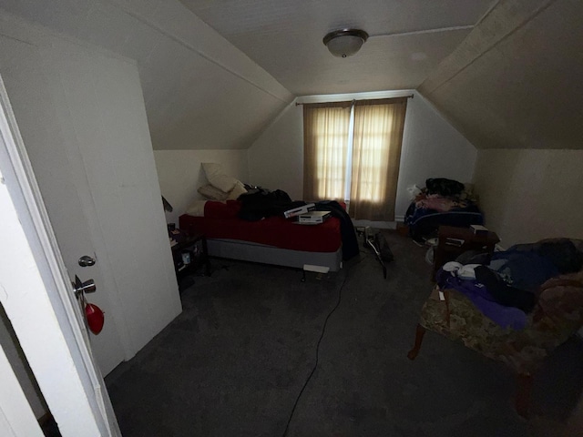 2812 6th Ave, Anoka, MN 55303 - carpeted bedroom featuring vaulted ceiling